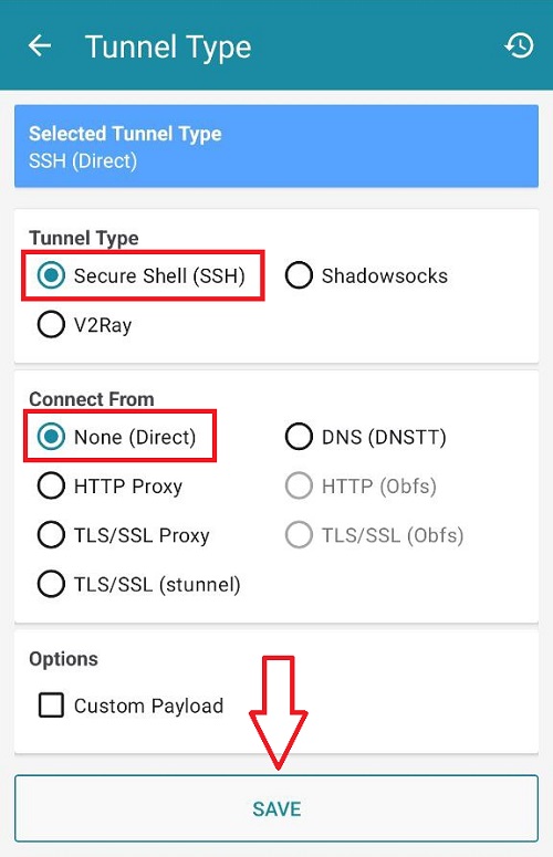 انتخاب سرور کانکشن در http injector